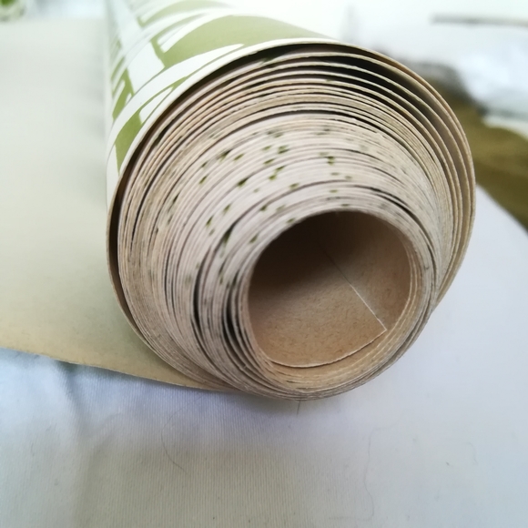 ❌SOLD❌Vintage wallpaper, green, mid-late century - Picture 5 of 6